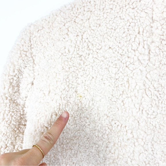 J. Crew | Shearling Sherpa Toggle Coat in Cement - Picture 12 of 13